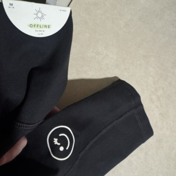 NWT OFFLINE by Aerie The Hugger High Waisted Black Leggings • Women’s XS or S - Picture 7 of 10